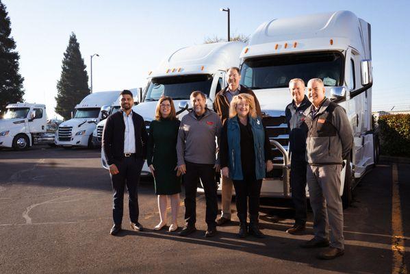 Our sales and finance team at SelecTrucks of Sacramento!