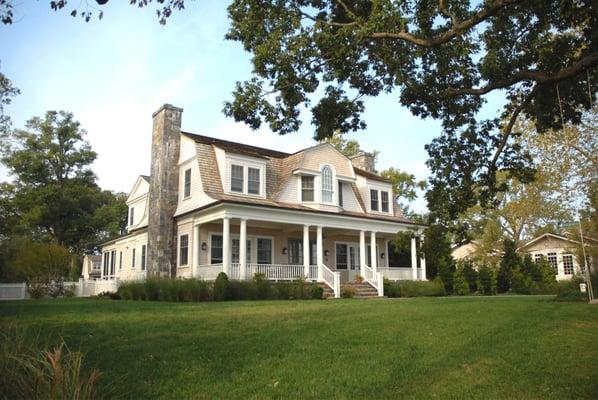 Custom high-end home with views of the Chesapeake Bay by Purple Cherry Architects - Annapolis. Visit purplecherry.com for additional photos.