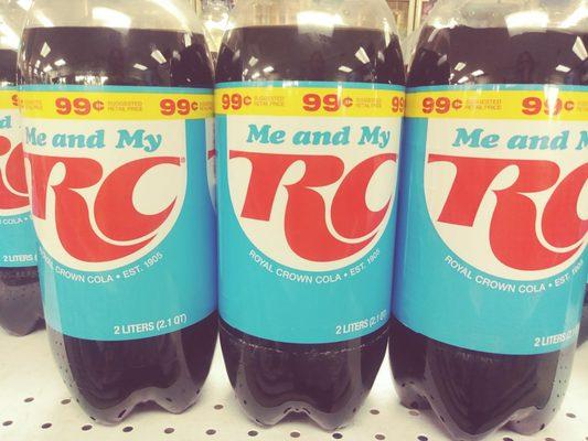 RC Cola for .99. Cha-ching!!!