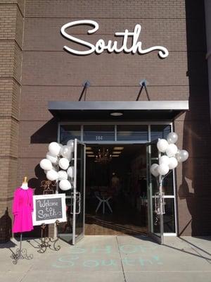 The front entrance of South on this beautiful day.