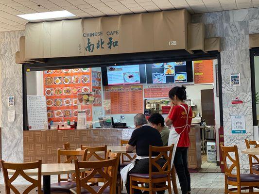 Inside food court