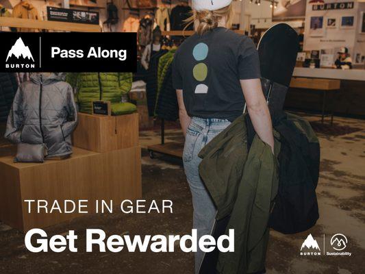 Keep your gear on the hill, not in the landfill. This summer, earn credit AND get an additional 10% off any in-store purchase when you trade