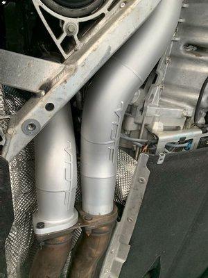 VRSF catless downpipe installation