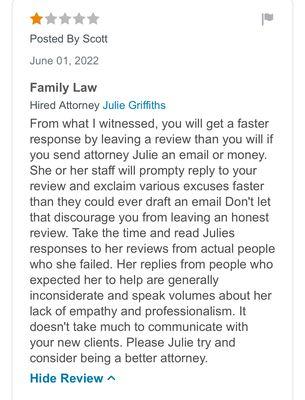 Julie B Griffiths Atty