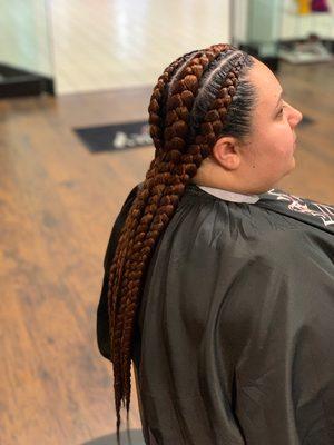 Feed in braids