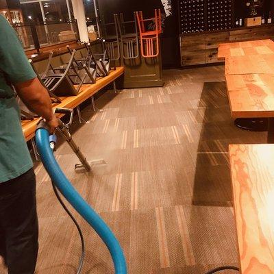 Commercial carpet cleaning