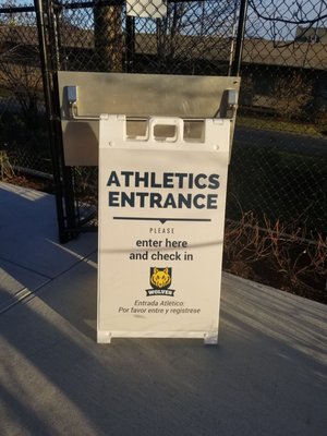 Athletics Entrance