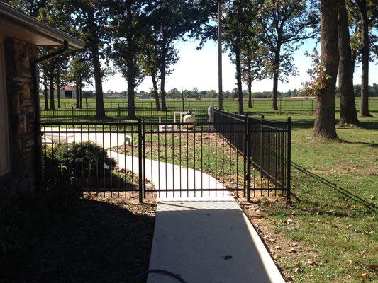 Ameristar ornamental steel fencing and gates.