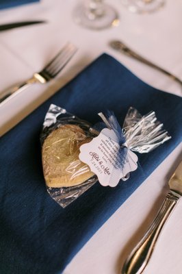 2 cookies for each guest-a little taste of New Mexico!