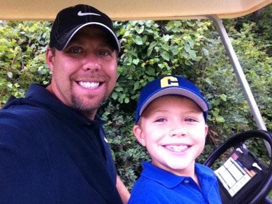 A little golf with my little dude. Our 3 managers are on call 24/7 to ensure your project runs smoothly.