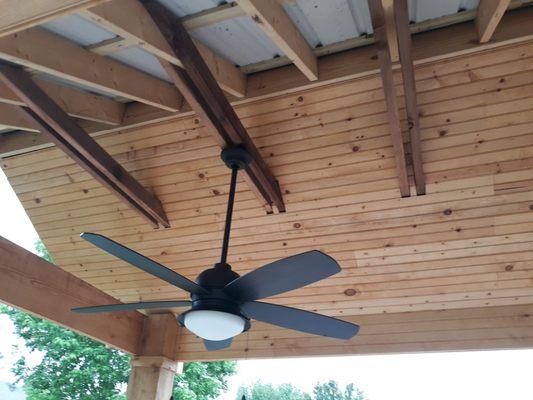 Custom Built Pergola.