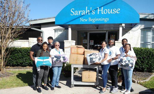 Sarah's House 2021 Koats4Kids distribution.