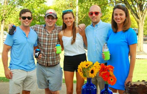 Enjoying a Blind Dog Events tailgate.