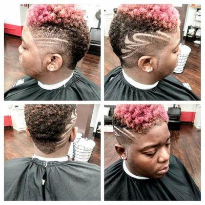 Female MoHawk w/freestyle designs