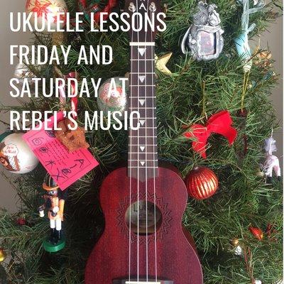 Ukulele Lessons now Available on Fridays and Saturdays