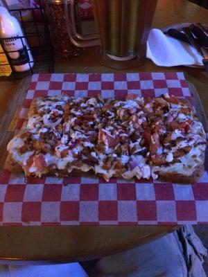 Chicken bacon ranch flatbread