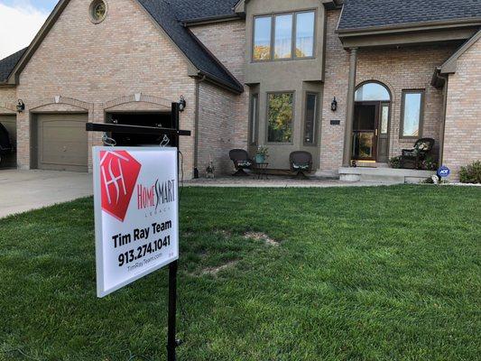 Driving to an apt and saw our lighted yard sign