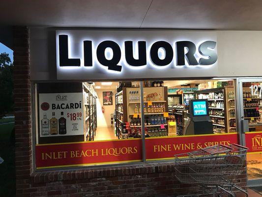 Inlet Beach Liquors Open till 10:00m