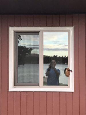 Lake cabin window replacement