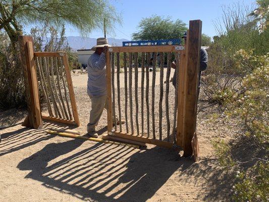 Custom Ocotillo Gate