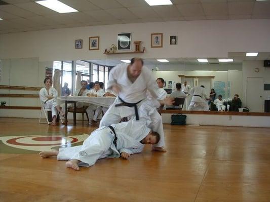 Black belt test - take down