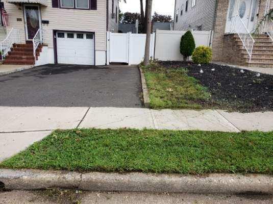 neat cut clean front lawn :)