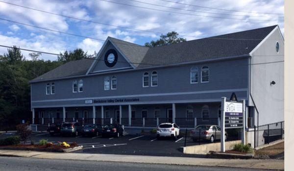 Our office is located on 12 Main Street in Blackstone , Ma.