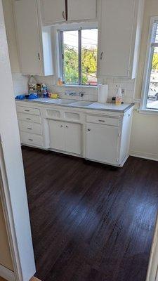 Cabinets Painted - White to offset wall color