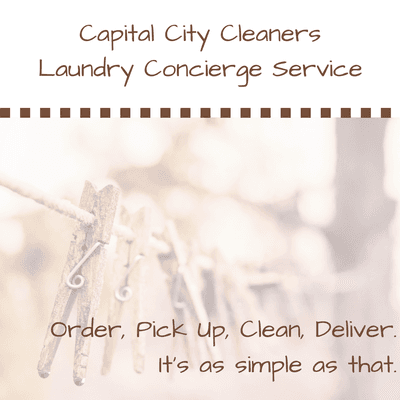 Order, pick up, clean, deliver!