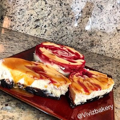 Viviz Mini White Chocolate Rasberry CheeseCake.