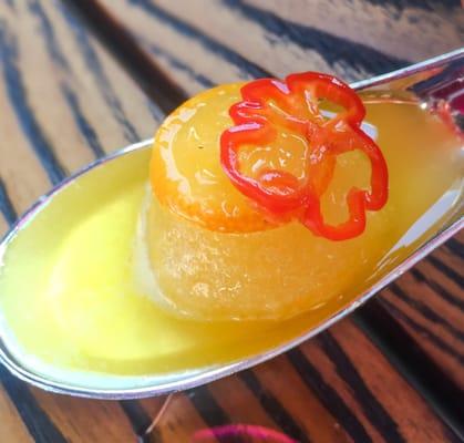 Orange Blossom Honey Sorbet by Chef Rocco Taliani of Saltblock Catering (Meet the Chefs: Tampa 2016)