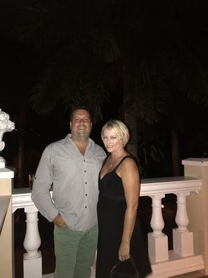 Shawn & Amanda heading out for dinner at The Buccaneer St. Croix USVI