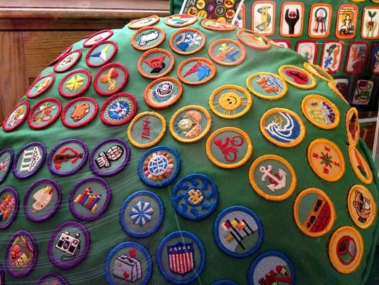 Girl Scout badges