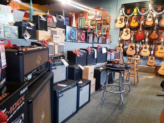 Guitar amps and stacks