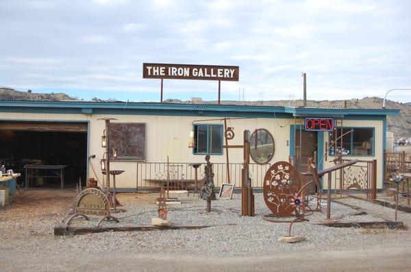 The Iron Gallery, on hwy 6 between Rifle and Silt Colorado.