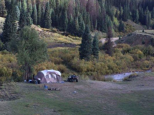 My camp..... a few miles from Gold Pan.