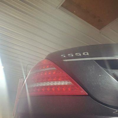 MERCEDES S550 IN FOR SERVICE