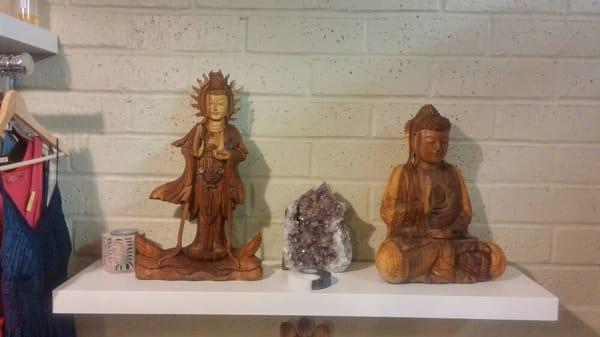 Sandalwood statues bring peace to any home or business.