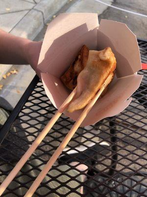 Pot stickers from Zoe Ma Ma