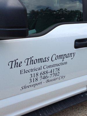 General information regarding the electrician we hired.