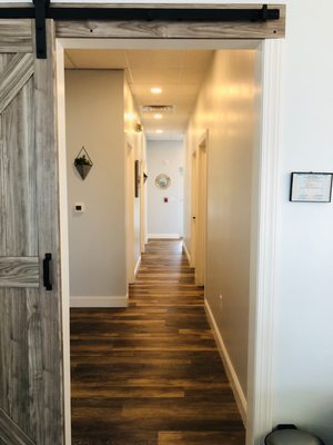 Hallway to our Treatment Rooms