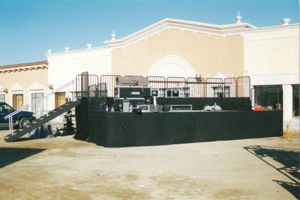 Multi level stage