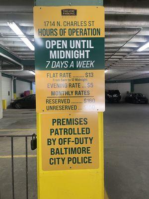 Parking Garage Pricing