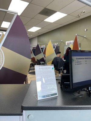 Inside of Great Clips