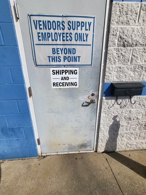 Secured our business door that was not closing.