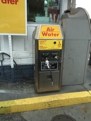 Finally a gas station with a working air and water station.