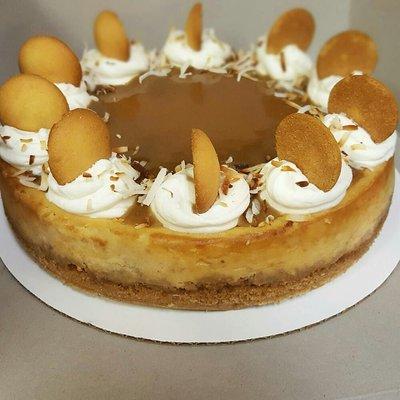 Whole banana pudding cheesecake.