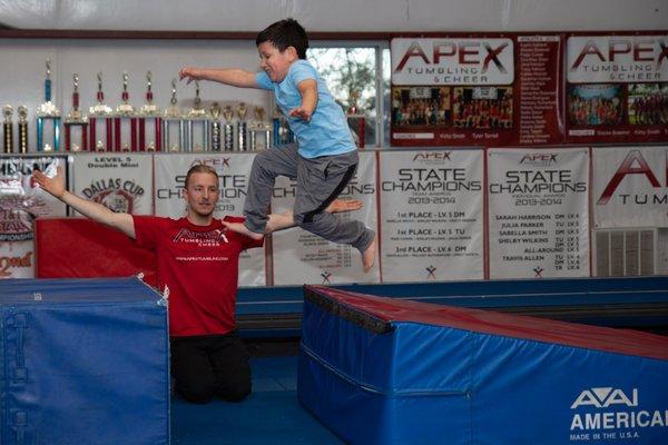 Boys LOVE Ninja Class!