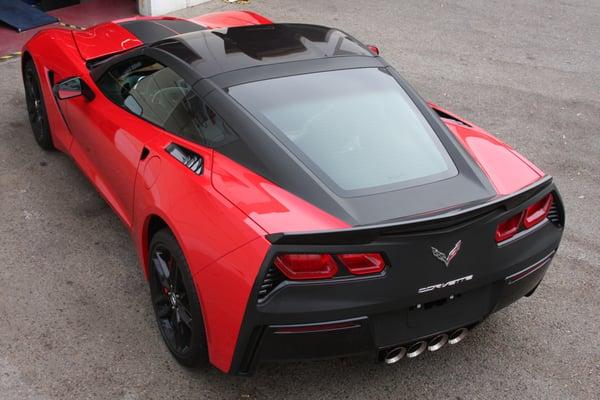 Carbon Fiber Corvette Accents