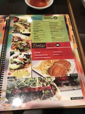 Huge menu!